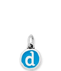 James Avery Blue Enamel Initial Charm