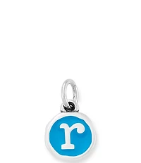 James Avery Blue Enamel Initial Charm