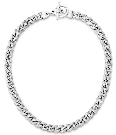 James Avery Bold Curb Chain Toggle Necklace