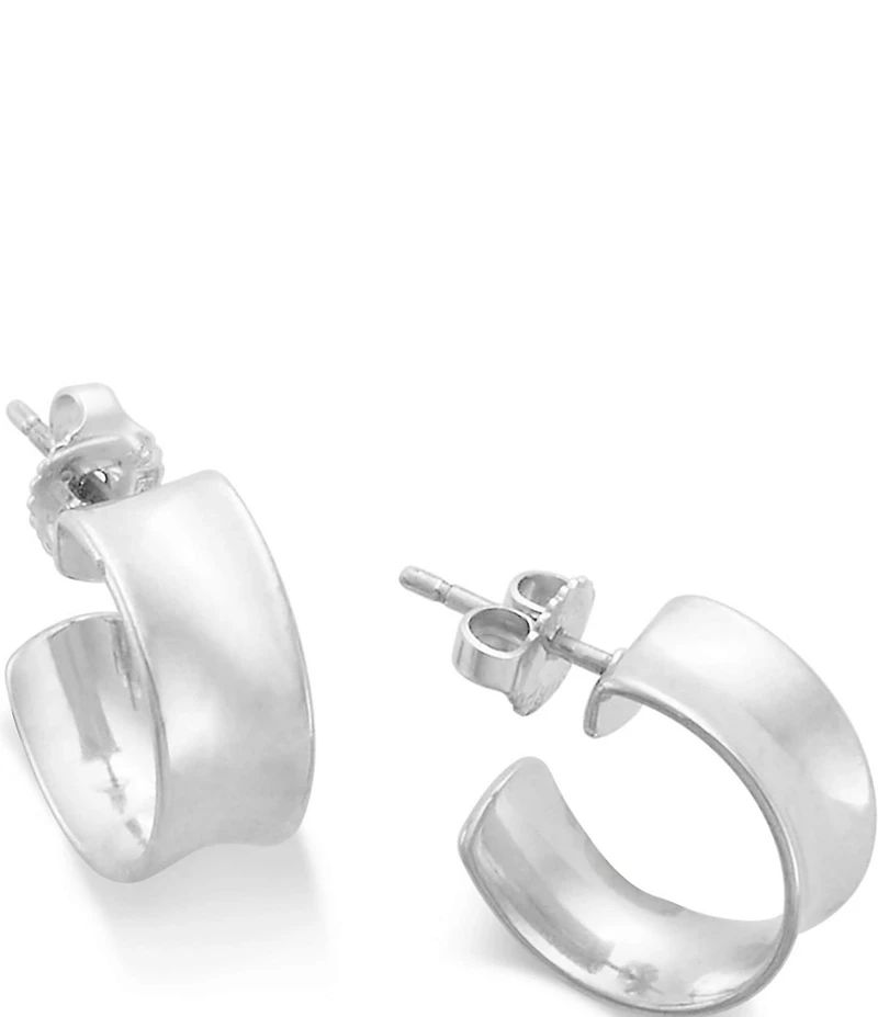 James Avery Bold Puffy Hoop Earrings