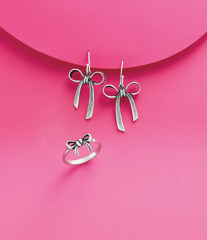 James Avery Bow Drop Earrings