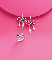 James Avery Bow Drop Earrings