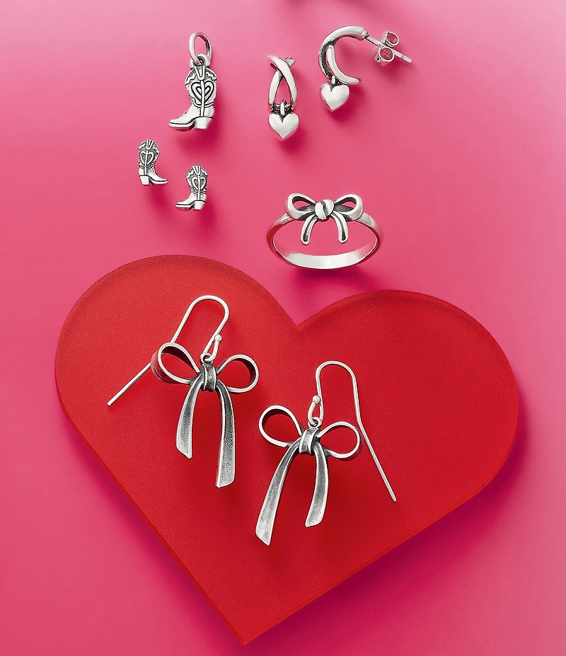 James Avery Bow Drop Earrings