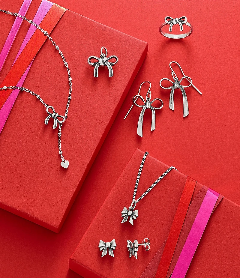 James Avery Bow Drop Earrings