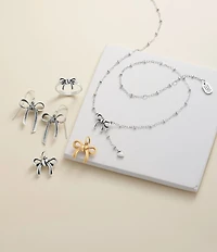 James Avery Bow Drop Earrings