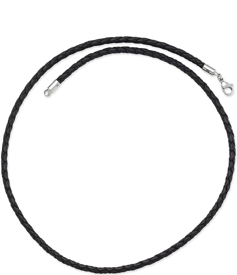James Avery Braided Leather Necklace