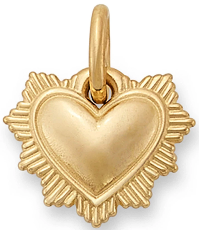 James Avery Brilliant Heart 14K Gold Charm