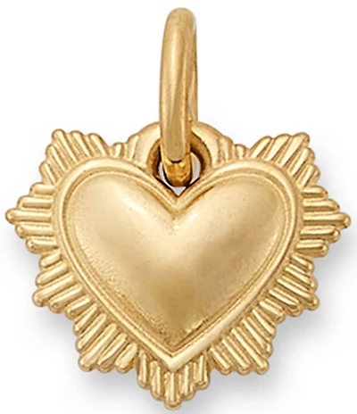 James Avery Brilliant Heart 14K Gold Charm
