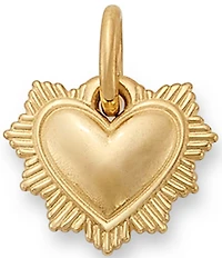 James Avery Brilliant Heart 14K Gold Charm