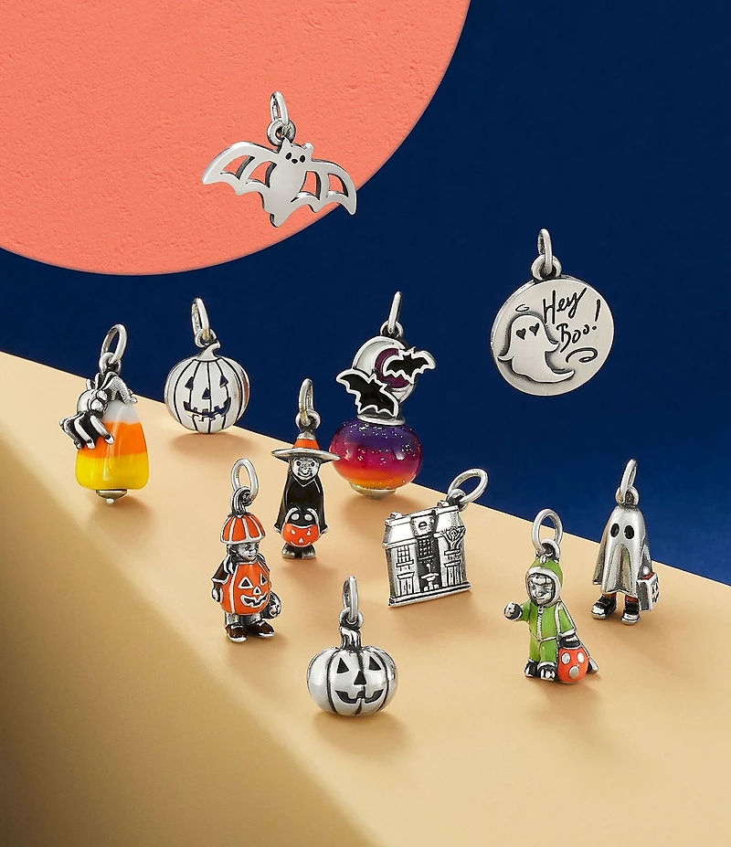 James Avery Carved Jack-O-Lantern Charm