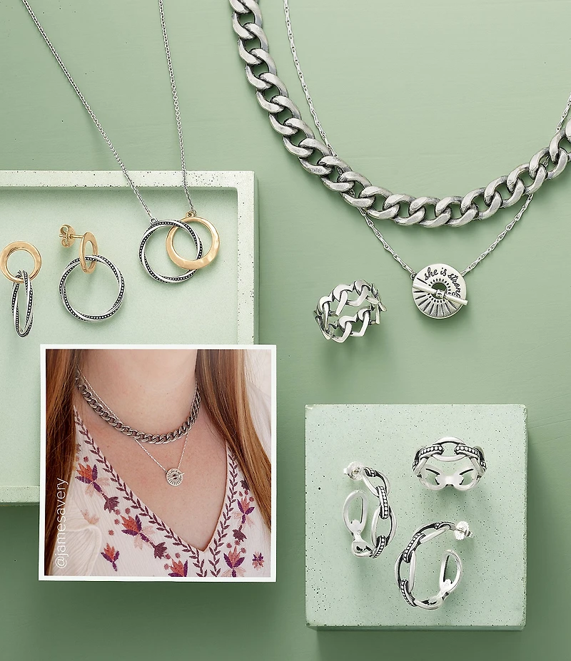 James Avery Chain of Hearts Ring