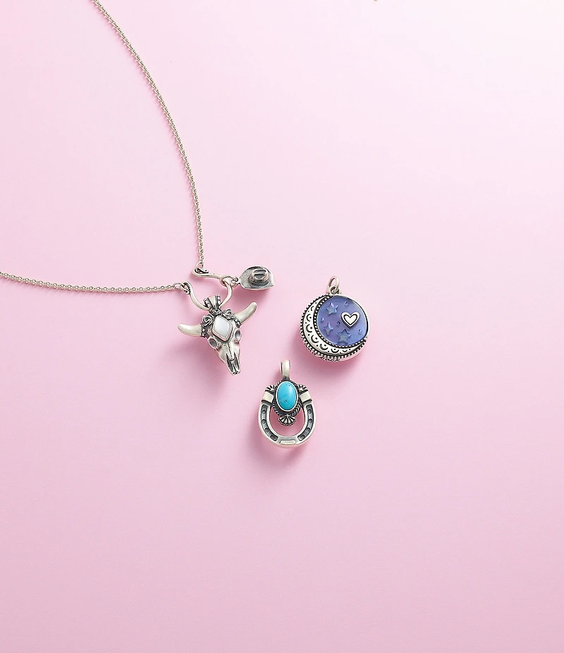 James Avery Changeable Charm Holder Necklace