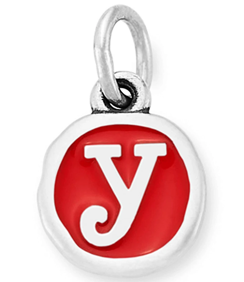 James Avery Red Enamel Initial Charm