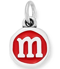 James Avery Red Enamel Initial Charm