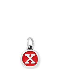 James Avery Red Enamel Initial Charm