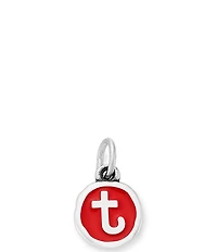 James Avery Red Enamel Initial Charm