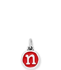 James Avery Red Enamel Initial Charm