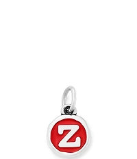 James Avery Red Enamel Initial Charm