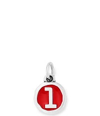 James Avery Red Enamel Initial Charm