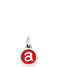 James Avery Red Enamel Initial Charm