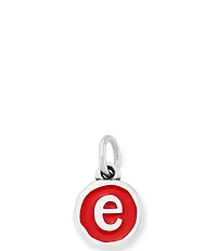 James Avery Red Enamel Initial Charm