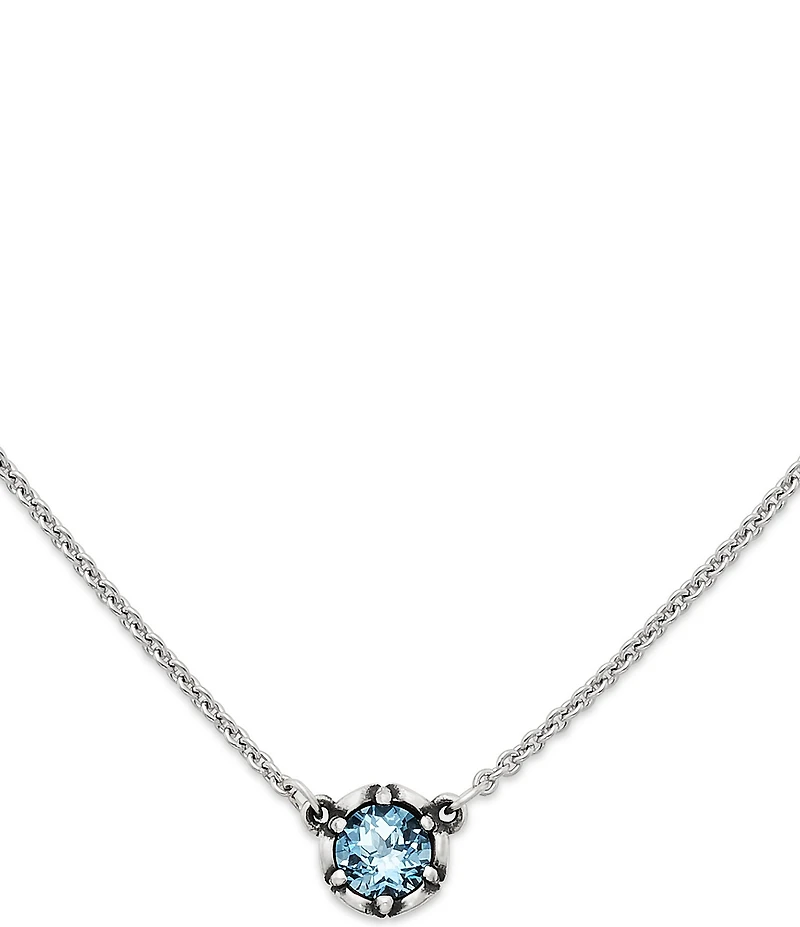 James Avery Cherished Birthstone Necklace with Lab-Created Gem