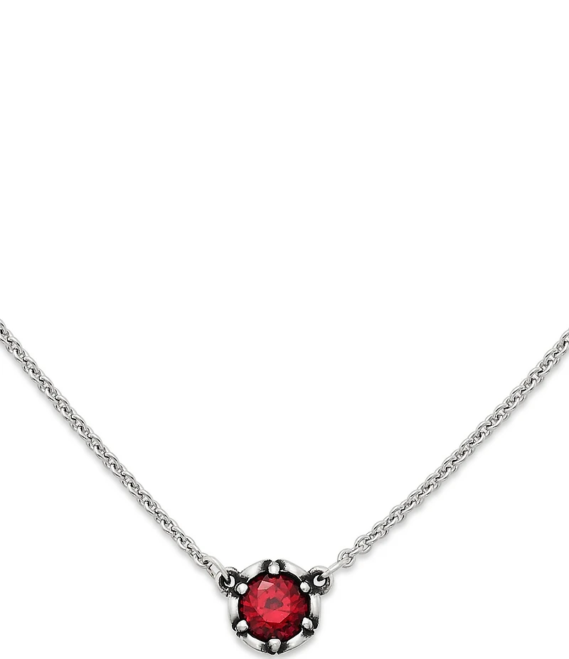 James Avery Cherished Birthstone Necklace with Lab-Created Gem