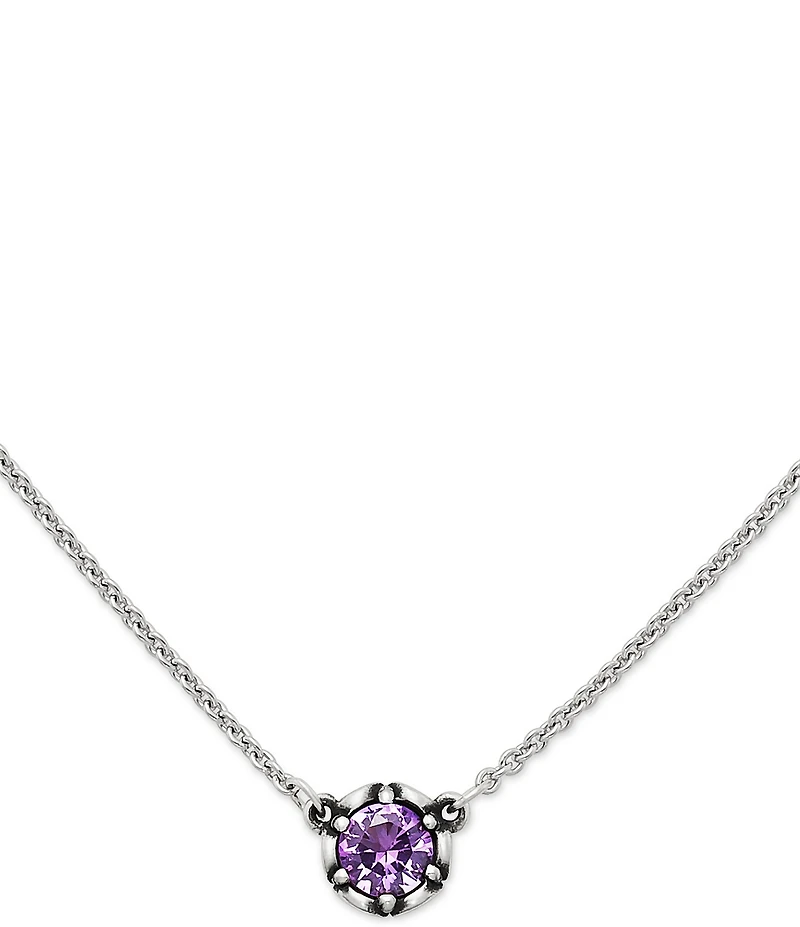 James Avery Cherished Birthstone Necklace with Lab-Created Gem