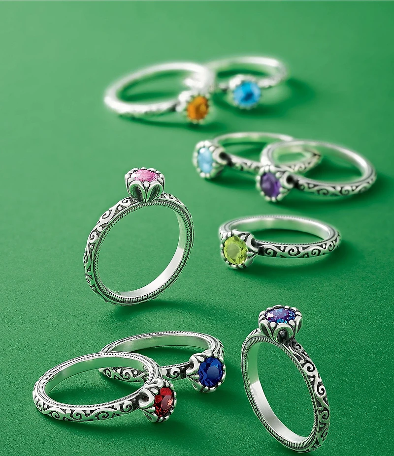 James Avery Cherished Birthstone Ring with Amethyst