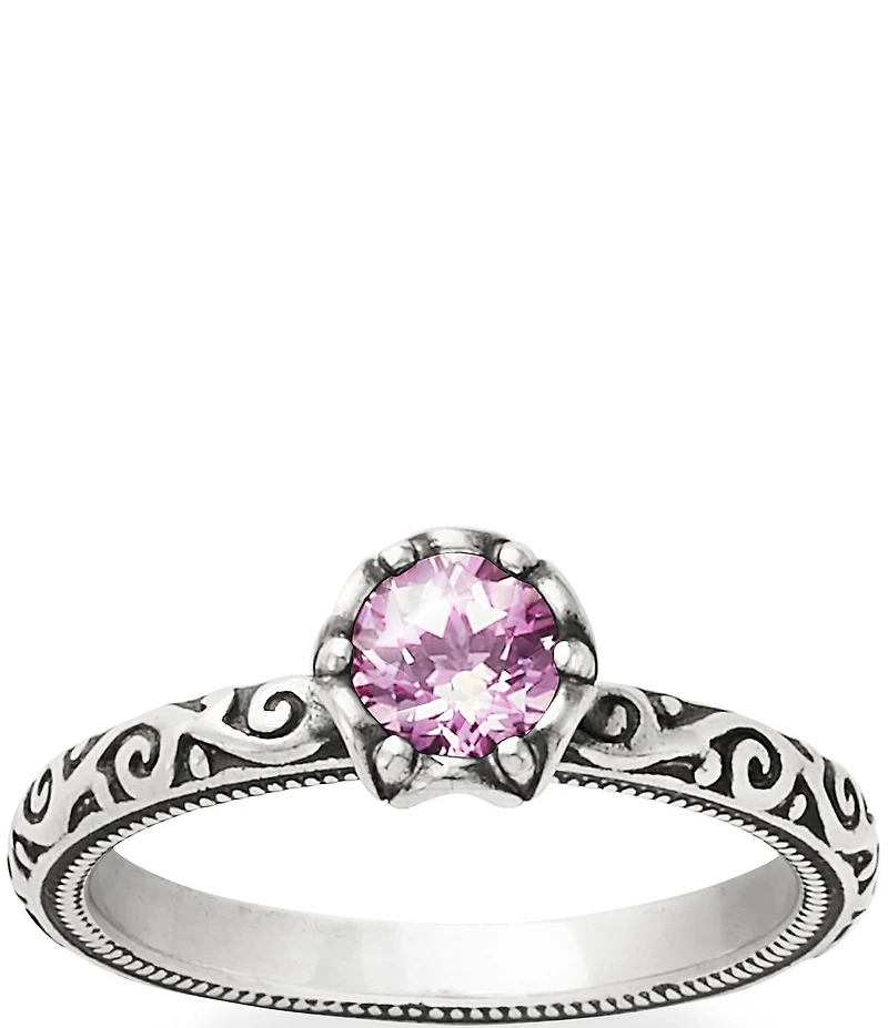 James Avery Cherished Birthstone Ring with Lab-Created Gem