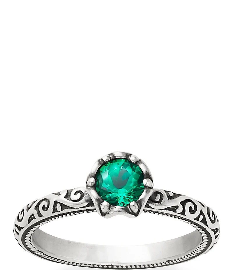 James Avery Cherished Birthstone Ring with Lab-Created Gem