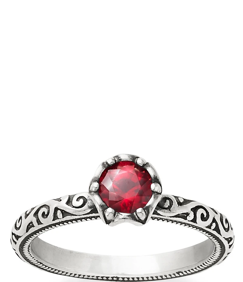 James Avery Cherished Birthstone Ring with Lab-Created Gem