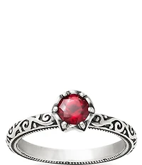 James Avery Cherished Birthstone Ring with Lab-Created Gem