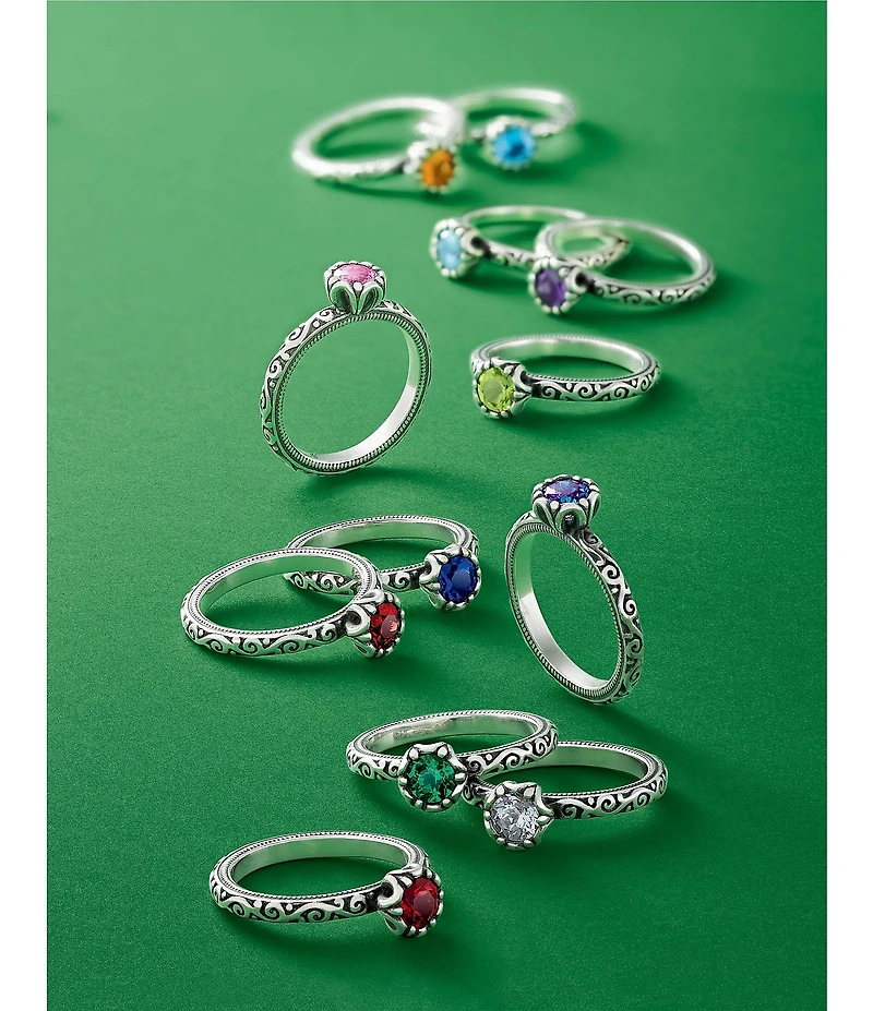 James Avery Cherished Birthstone Ring with Lab-Created Gem
