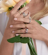 James Avery Cherished Birthstone Ring with Lab-Created Gem