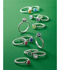 James Avery Cherished Birthstone Ring with Lab-Created Gem