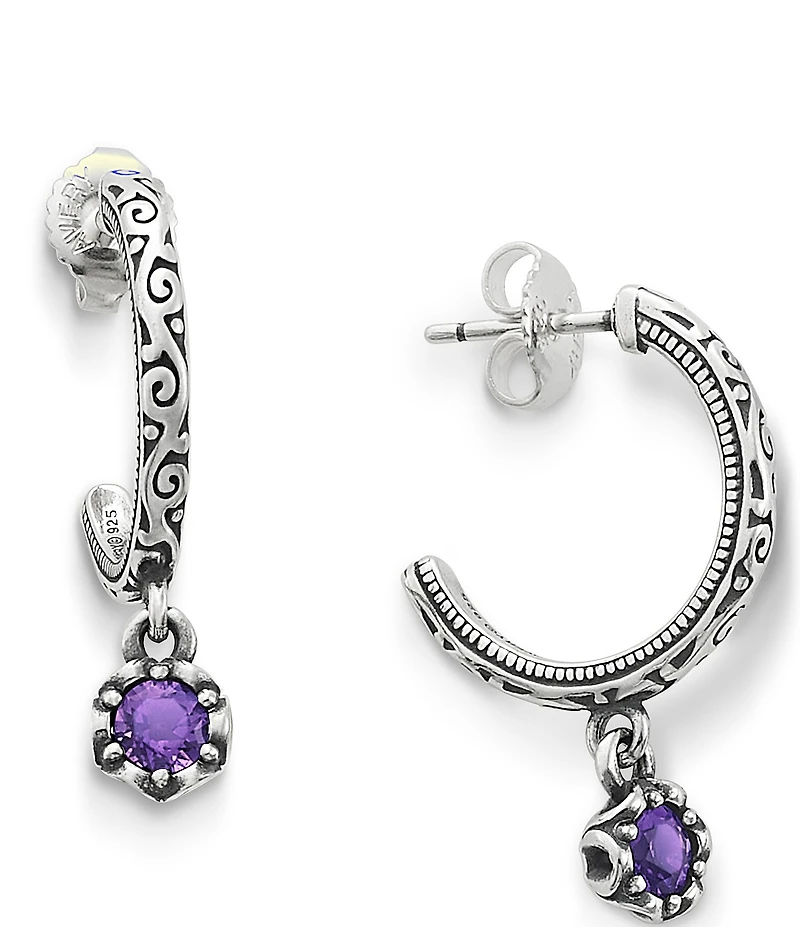 James Avery Birthstone Hoop Earrings
