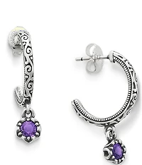 James Avery Birthstone Hoop Earrings