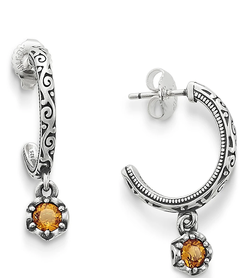 James Avery Birthstone Hoop Earrings