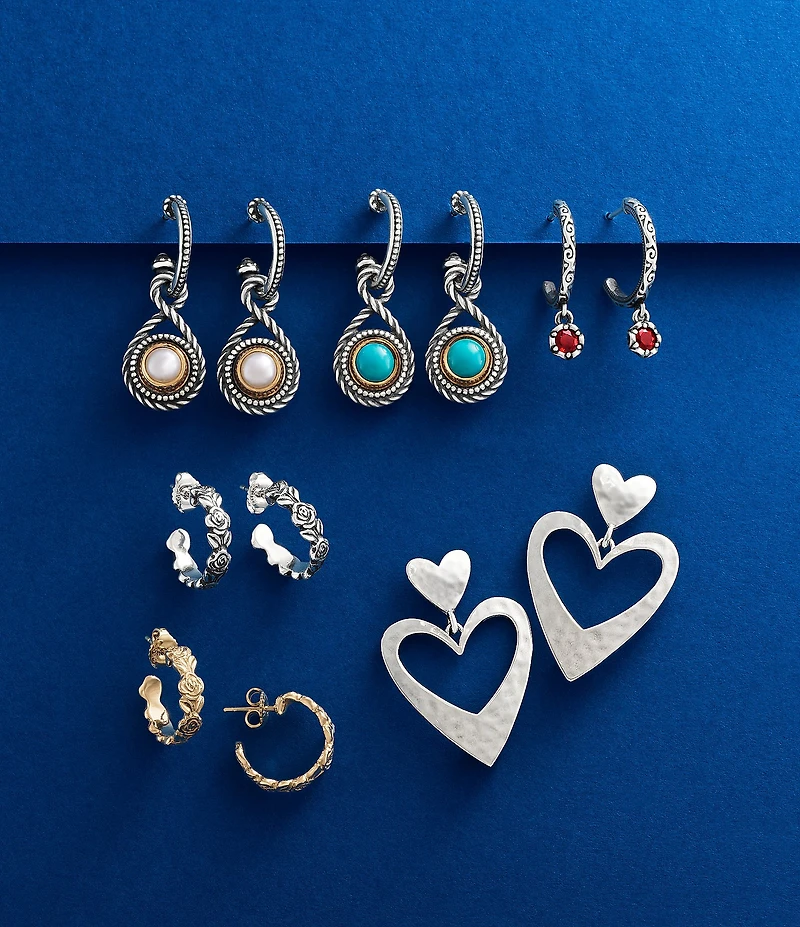 James Avery Birthstone Hoop Earrings