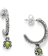 James Avery Birthstone Hoop Earrings