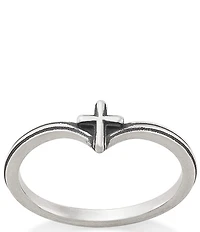 James Avery Chevron Cross Band Ring