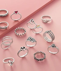 James Avery Chevron Ring Set