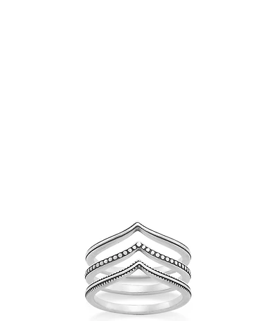 James Avery Chevron Ring Set