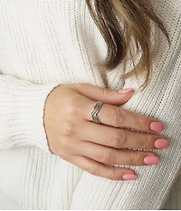 James Avery Chevron Ring Set