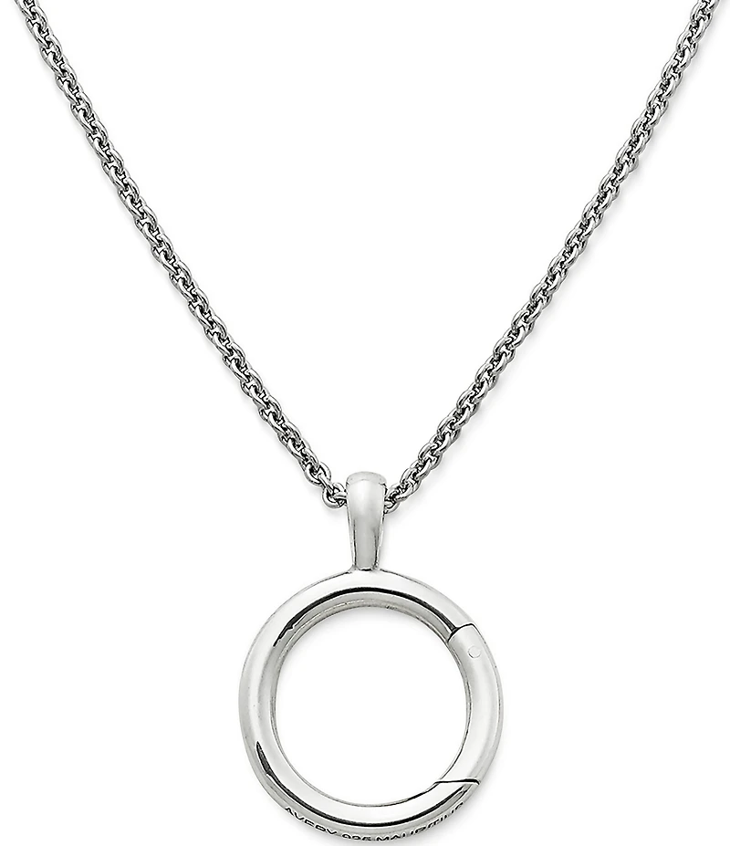James Avery Circlet Charm Holder Long Pendant Necklace