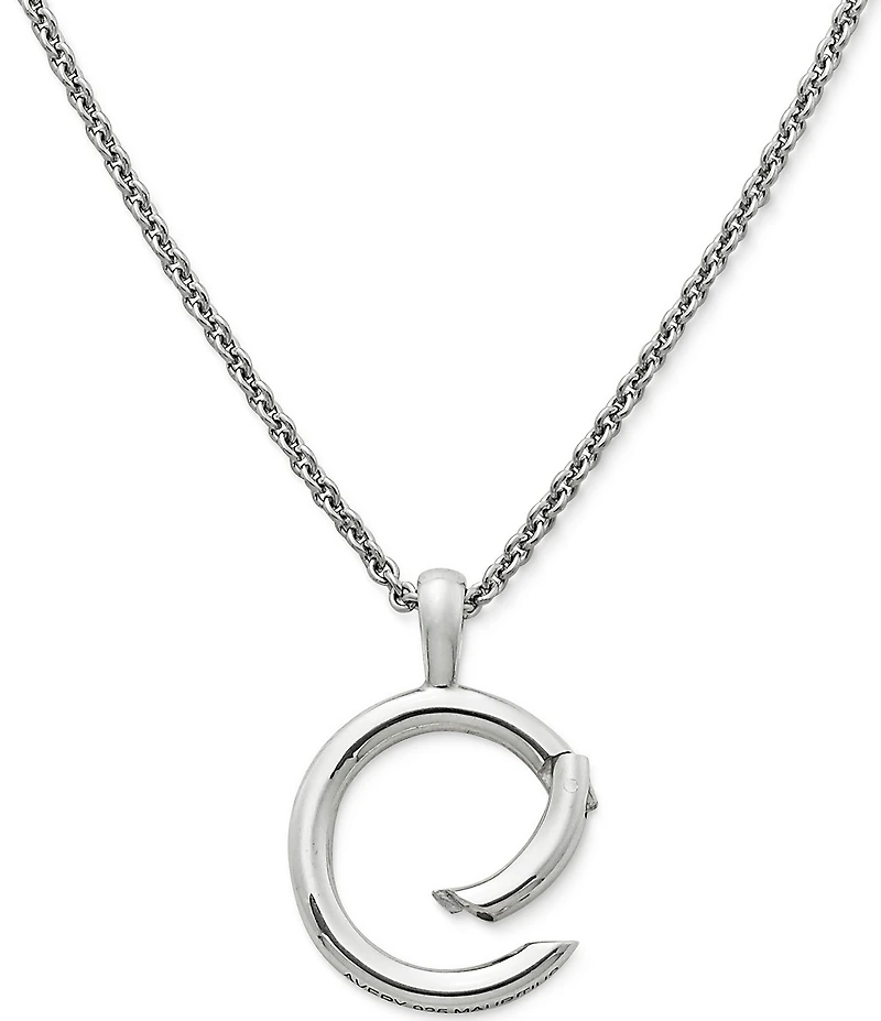 James Avery Circlet Charm Holder Long Pendant Necklace