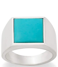James Avery Classic Gemstone Signet Ring