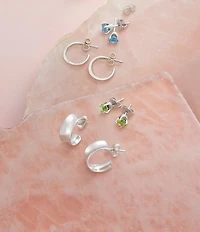 James Avery Classic Hammered Small Hoop Earrings