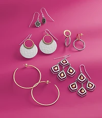 James Avery Classic 14K Gold Hammered Hoop Earrings, Large